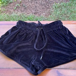 Mikoh velour shorts.